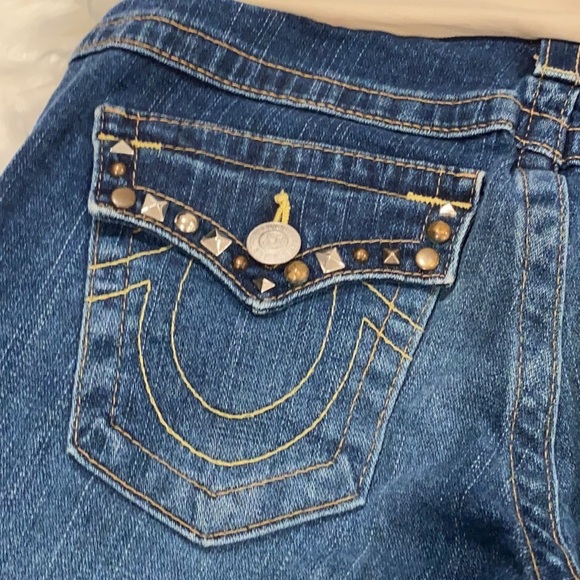 True Religion Studded Distressed Maternity Jeans - Picture 6 of 8